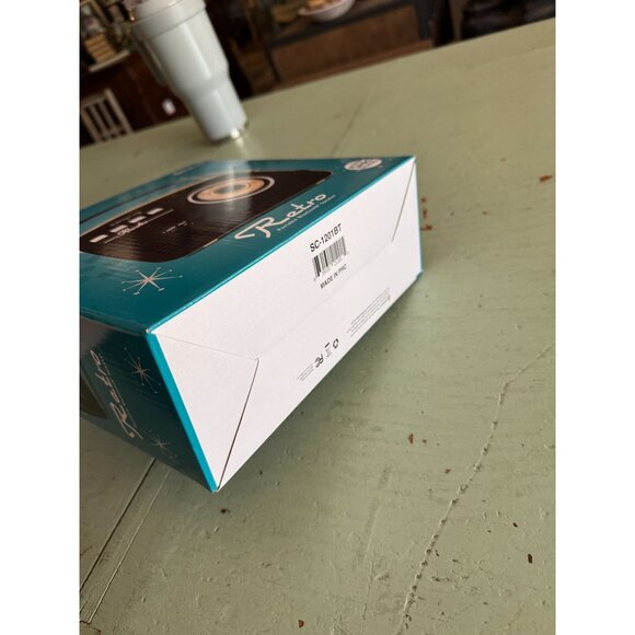 NWB Supersonic Retro Portable Bluetooth Speaker SC-1201BT With AM/FM Radio & USB - Picture 6 of 7